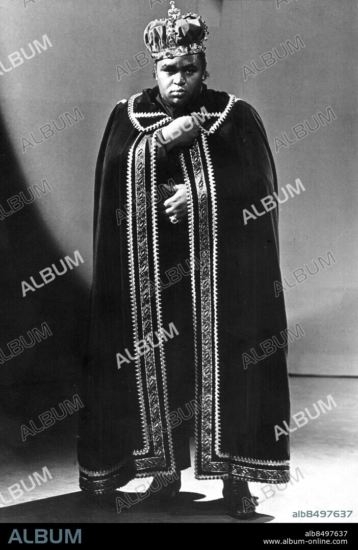 - AFTONBLADET OUT - . ARKIV 19660812 - . Solomon Burke, amerikansk rythm- and bluessångare. Foto: Gunnar Westerlind Kod: 190 . COPYRIGHT SCANPIX SWEDEN.