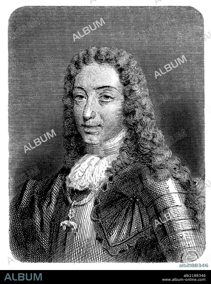 Carlos III de España (1685-1740). Archiduque de Austria, emperador del Sacro Imperio Germánico. Pretendiente al trono de España durante la guerra de Sucesión.