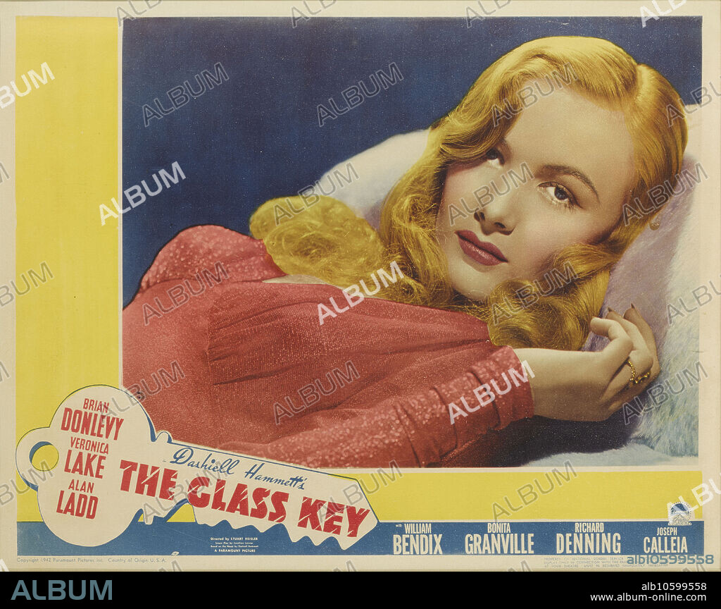 ANÓNIMO. Movie poster "The Glass Key" by Stuart Heisler.
