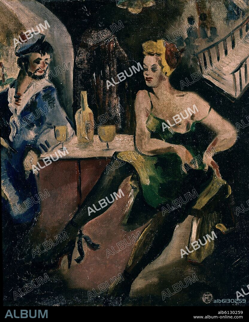 HENRI MARIE RAYMOND DE TOULOUSE-LAUTREC. CABARET.