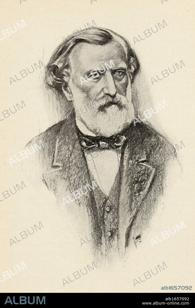 Ambroise Thomas, 1811-1896. French composer. Portrait by Chase Emerson American artist 1874-1922.