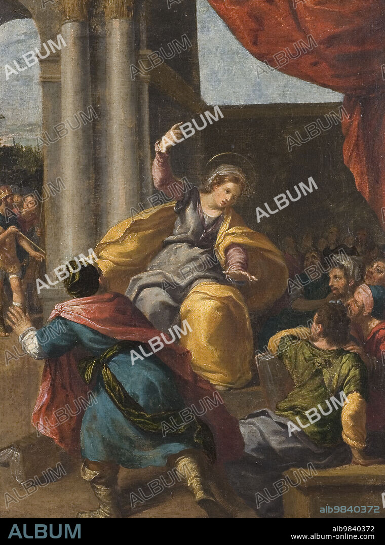 SCARSELLINO. St Catherine among the Philosophers, late 16th-early 17th century.