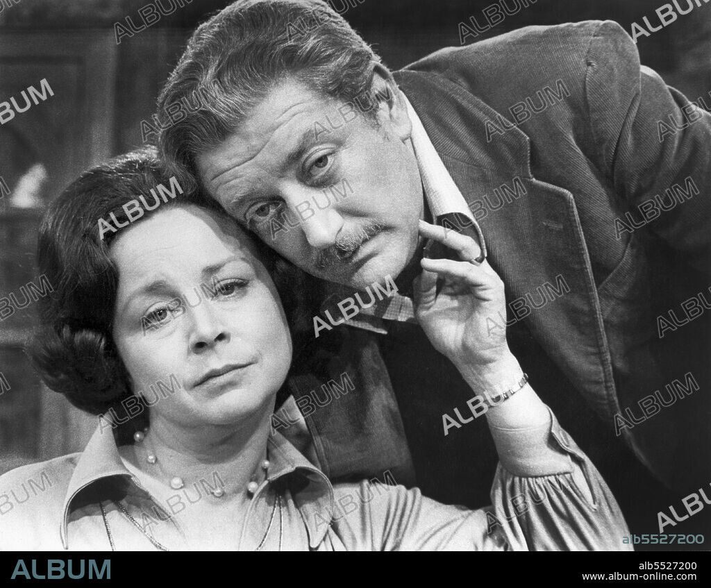 Joyce Ebert, Joseph Maher, Publicity Portrait for Long Wharf Theater of New Haven's TV Production of "Forget-Me-Not Lane", Theater in America, PBS, 1975.