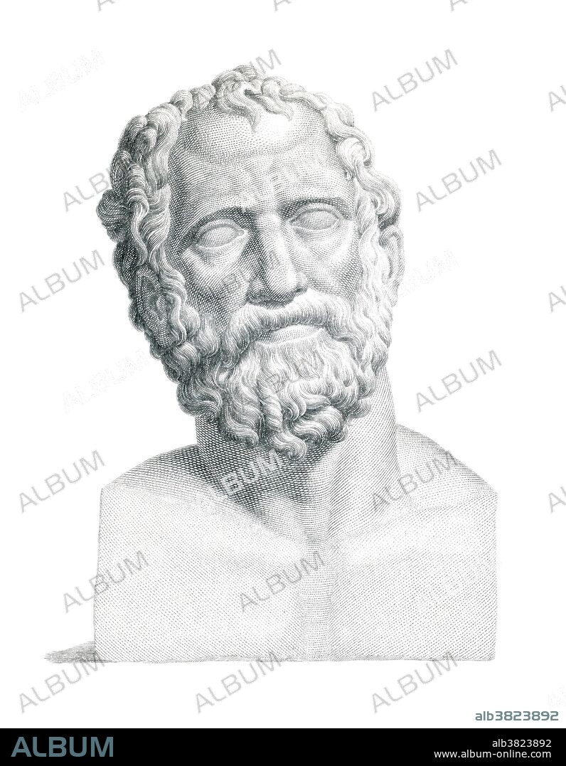 Zeno of Citium (334 - 262 BC) was an Ancient Greek philosopher. He was the founder of the Stoic school of philosophy, which he taught in Athens from about 300 BC. Based on the moral ideas of the Cynics, Stoicism laid great emphasis on goodness and peace of mind gained from living a life of Virtue in accordance with Nature. It proved very successful, and flourished as the dominant philosophy from the Hellenistic period through to the Roman era. He divided philosophy into three parts: Logic (including rhetoric, grammar, and the theories of perception and thought); Physics (not just science, but the divine nature of the universe as well); and Ethics, the end goal of which was to achieve happiness through the right way of living according to Nature. During his lifetime, he received appreciation for his philosophical and pedagogical teachings. He was honored with the golden crown,and a tomb was built in honor of his moral influence on the youth of his era. He died around 262 BC. Laertius reports about his death: As he was leaving the school he tripped and fell, breaking his toe. Striking the ground with his fist, he quoted the line from the Niobe: "I come, I come, why dost thou call for me?" and died on the spot through holding his breath.