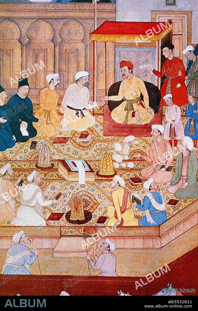 Jalaluddin Muhammad Akbar, also known as Shahanshah or Akbar the Great (1542—1605), was the third Mughal Emperor. He was of Timurid descent; the son of Humayun, and the grandson of Babur, the ruler who founded the Mughal dynasty in India. By the end of his reign in 1605, the Mughal empire covered most of the northern and central India and was one of the most powerful empires of its age.