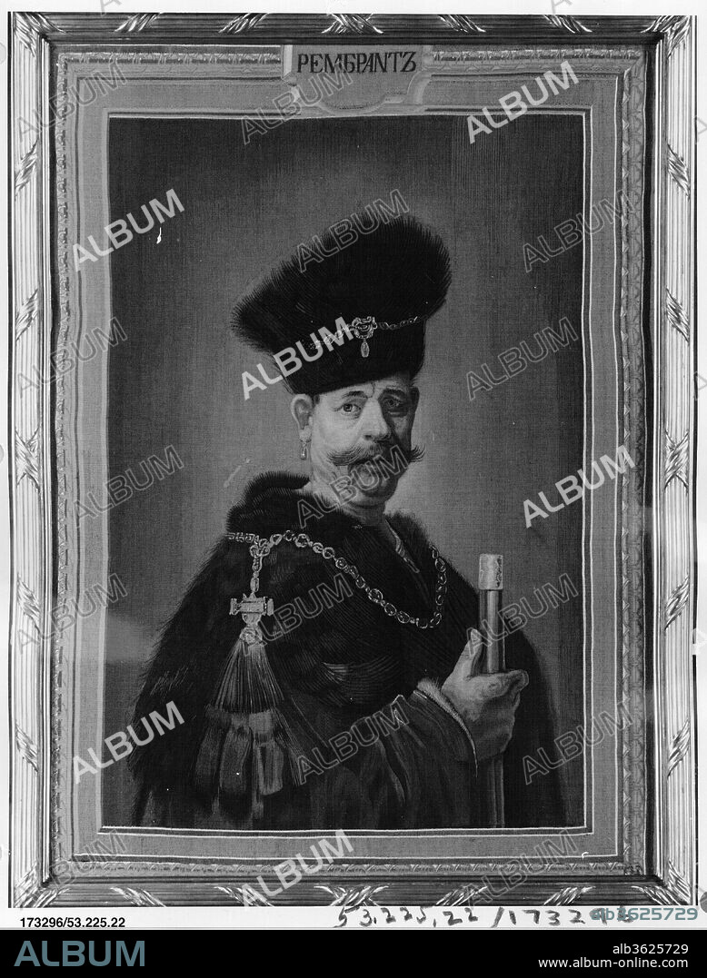 A Polish Nobleman. Artist: After a painting by Rembrandt (Rembrandt van Rijn) (Dutch, Leiden 1606-1669 Amsterdam). Culture: Russian, St. Petersburg. Dimensions: H. 49 x W. 38 inches (124.5 x 96.5 cm). Manufacturer: Imperial Russian Tapestry Manufactory, Saint Petersburg. Date: late 18th century.