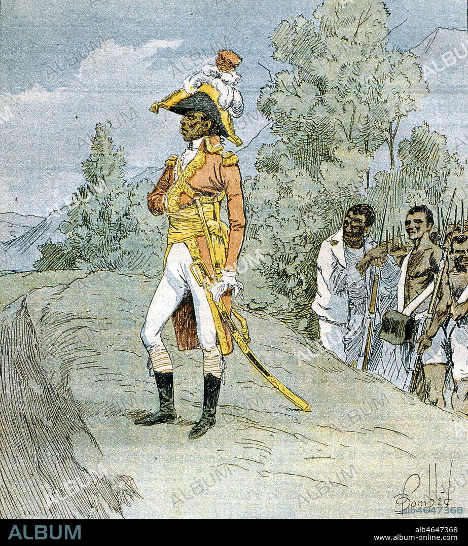 Portrait de TOUSSAINT LOUVERTURE (1748-1803). Illustration de Louis Charles BOMBLED (1862-1927) pour Le Mémorial de Sainte Hélène du Comte de LAS CASES Credit: Coll. Bertrand/Kharbine-Tapabor.