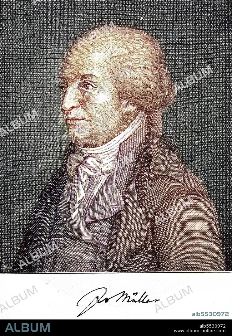 Johannes von Muller, raised to the nobility as Johannes Muller on January 3, 1752 - May 29, 1809, by Leopold II on February 6, 1791 as nobleman von Muller zu Sylvelden, was a Swiss historian, publicist and statesman.