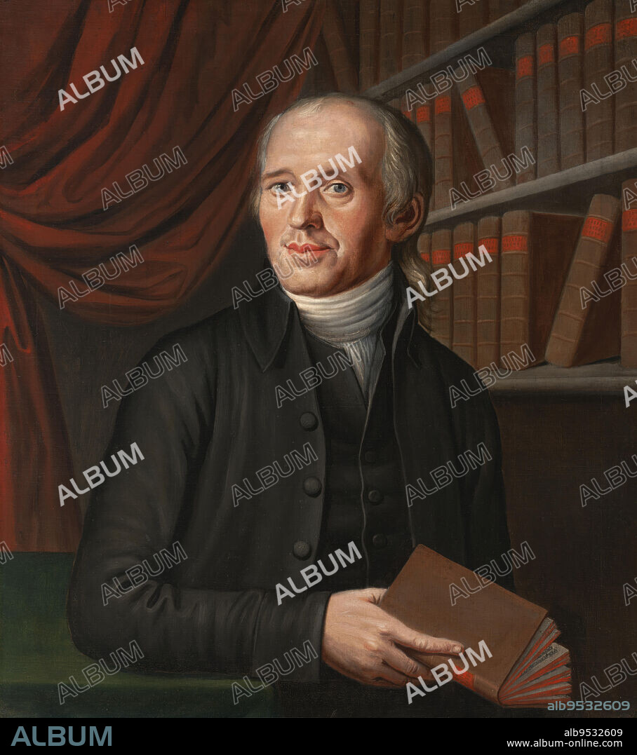 JOHN ECKSTEIN. Reverend Justus Henry Christian Helmuth. oil on canvas. Date: c. 1795.