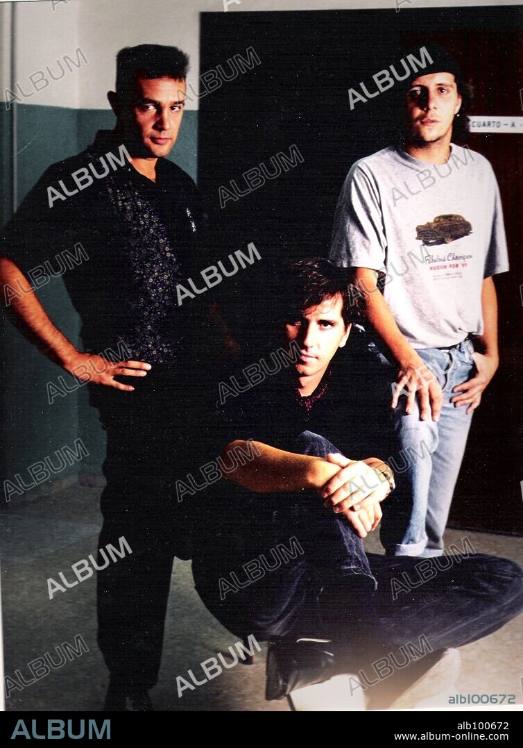 La Union, el grupo musical español creado a finales de 1982 por tres estudiantes de Publicidad: Rafa Sánchez, Mario Martínez y Luis Bolín. (LaUnion©DJC).