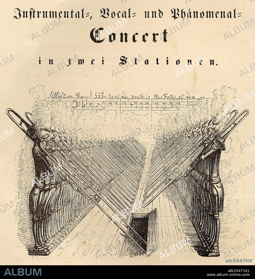 JEAN IGNACE ISIDORE GERARD GRANDVILLE. Instrumental Vocal and Phenomenal Concert.