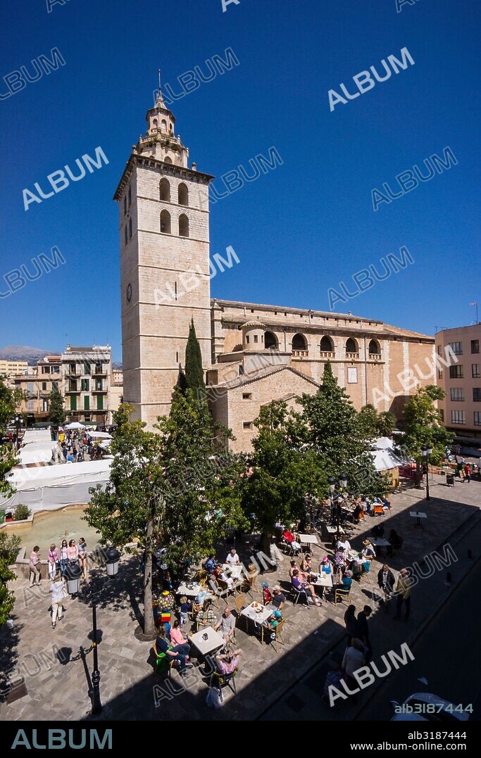 Iglesia de Santa María la Mayor, Inca, Mallorca, balearic islands, spain, europe.