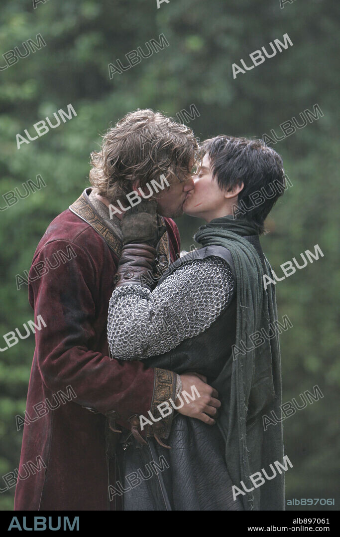 JOHN REARDON und MEGHAN ORY in MERLIN'S APPRENTICE-TV, 2006, unter der Regie von DAVID WU. Copyright HALLMARK.