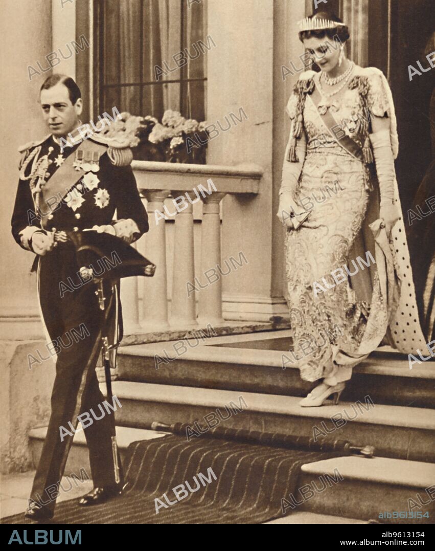 'The Duke and Duchess of Kent', May 12 1937. From "Coronation Souvenir Book 1937", edited by Gordon Beckles. [Daily Express, London, 1937].