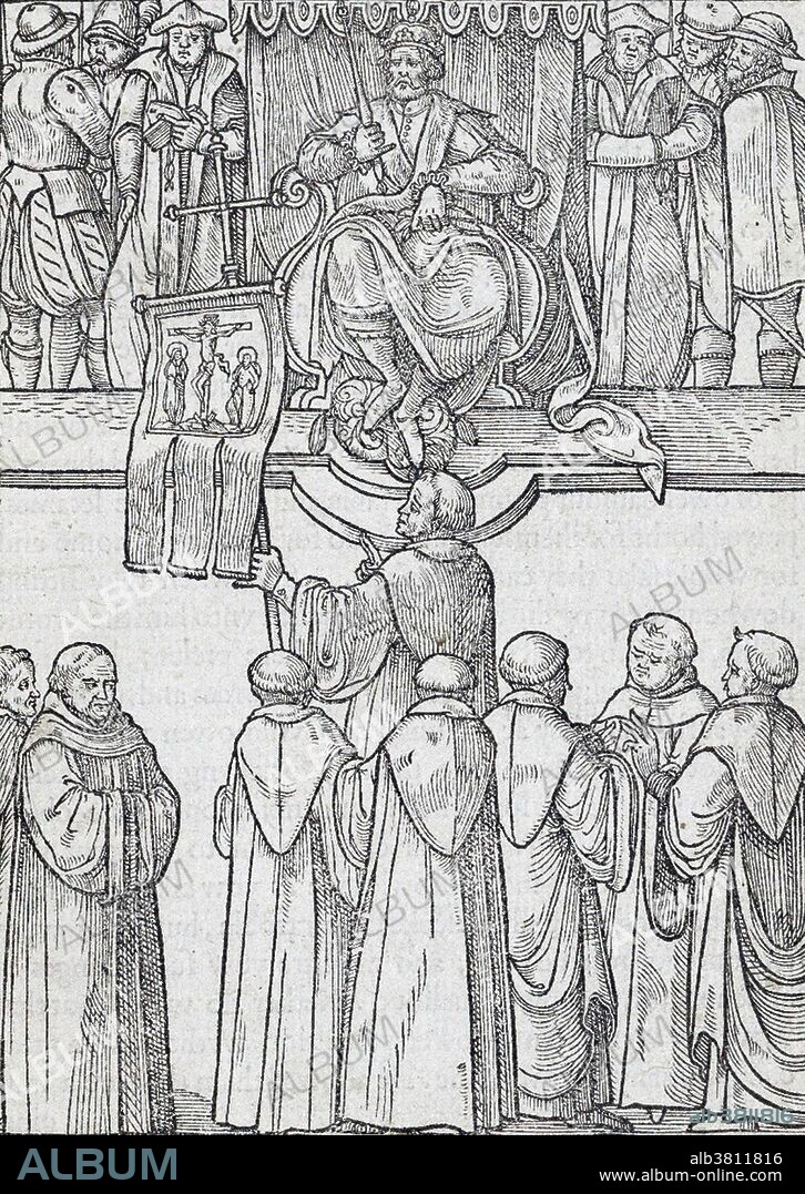 Entitled: "The history of the Church of Englande. Compiled by Venerable Bede, Englishman." Bede (672/673 - May 26, 735) was an English monk, author and scholar. He wrote scientific, historical and theological works, reflecting the range of his writings from music and metrics to exegetical Scripture commentaries. His scriptural commentaries employed the allegorical method of interpretation and his history includes accounts of miracles, which to modern historians has seemed at odds with his critical approach to the materials in his history. His most famous work, Historia ecclesiastica gentis Anglorum (The Ecclesiastical History of the English People) gained him the title "The Father of English History". Although Bede is mainly studied as a historian now, in his time his works on grammar, chronology, and biblical studies were as important as his historical and hagiographical works. He was a skilled linguist and translator, and his work made the Latin and Greek writings of the early Church Fathers much more accessible to his fellow Anglo-Saxons, contributing significantly to English Christianity. In 1899, Bede was made a Doctor of the Church by Pope Leo XIII; he is the only native of Great Britain to achieve this designation. He is the patron saint of English writers and historians.