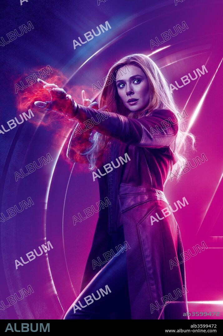 ELIZABETH OLSEN in AVENGERS: INFINITY WAR, 2018, directed by ANTHONY RUSSO and JOE RUSSO. Copyright MARVEL STUDIOS.