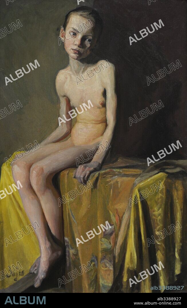 Boleslaw Bujko (1878-1939). Pintor polaco. Chica desnuda, principios del siglo XX. Galería Nacional de Arte (National Gallery of Art). Vilna (Vilnius). Lituania.