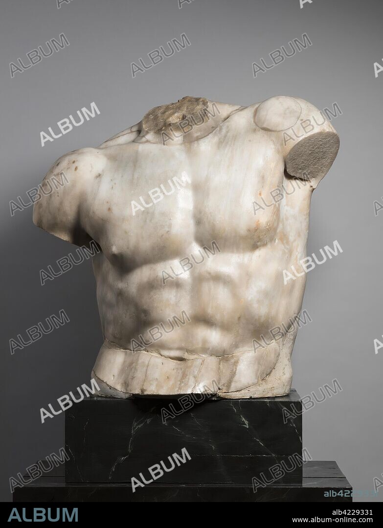 'Torso of Hercules'. after Greek model of 430s BC. Ancient Rome, 2nd century. Dimensions: total height: 72 cm; height: 61 cm.