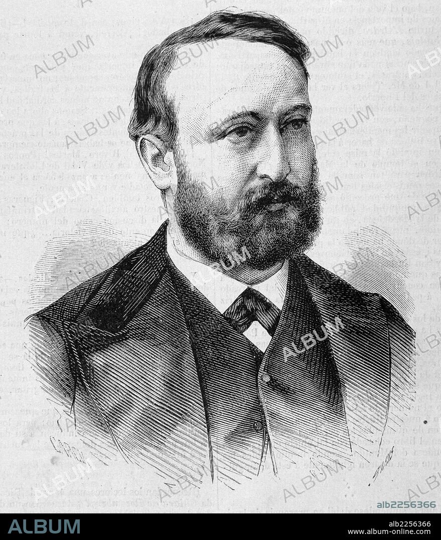 FRANCISCO SANS CABOT. SANS Y CABOT , FRANCISCO. PINTOR ESPAÑOL. GERONA 1834 - 1881. GRABADO RETRATO. ILUSTRACION ESPAÑOLA Y AMERICANA.