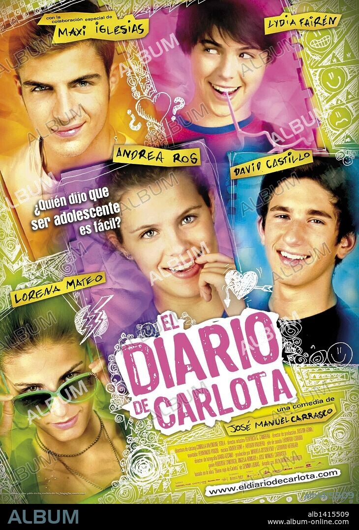 Poster de EL DIARIO DE CARLOTA, 2010, dirigida por JOSE MANUEL CARRASCO. Copyright TORNASOL FILMS.