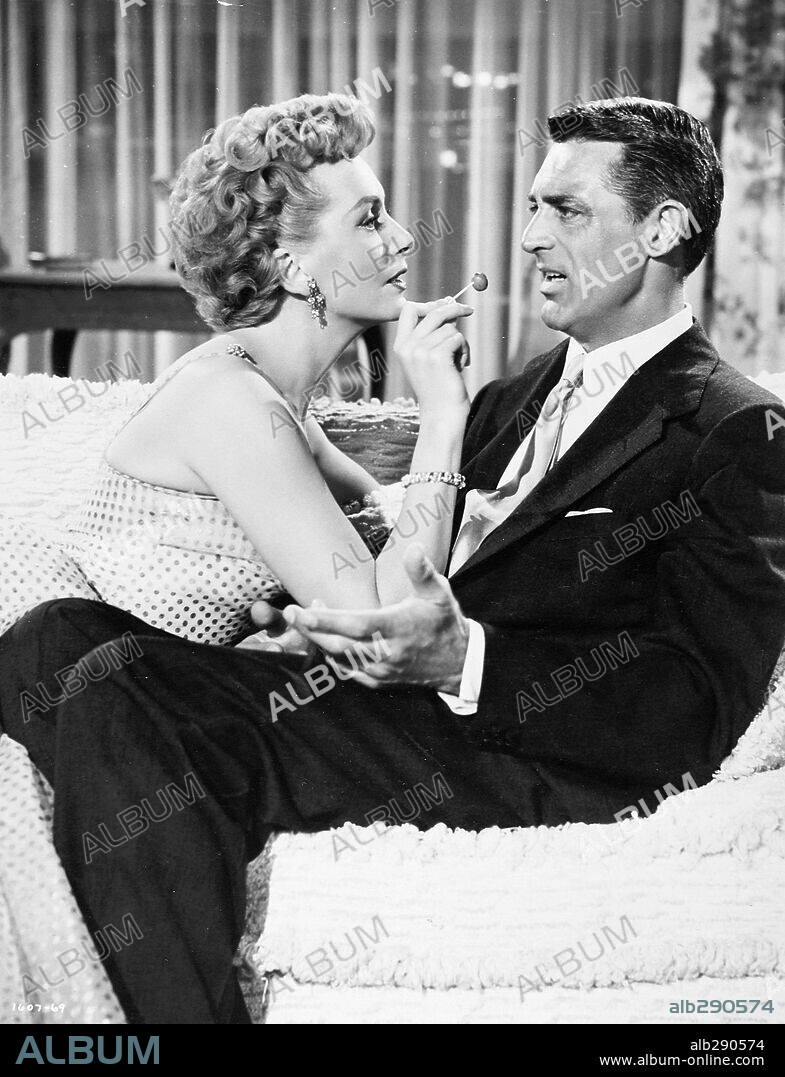 CARY GRANT y DEBORAH KERR en LA MUJER SOÑADA, 1953 (DREAM WIFE), dirigida por SIDNEY SHELDON. Copyright M.G.M.