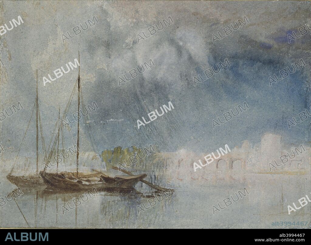 Nantes: Pont Pirmil, c1830. Formerly known as: Angers. Dimensions: height x width: sheet 13.6 x 18.7 cm.