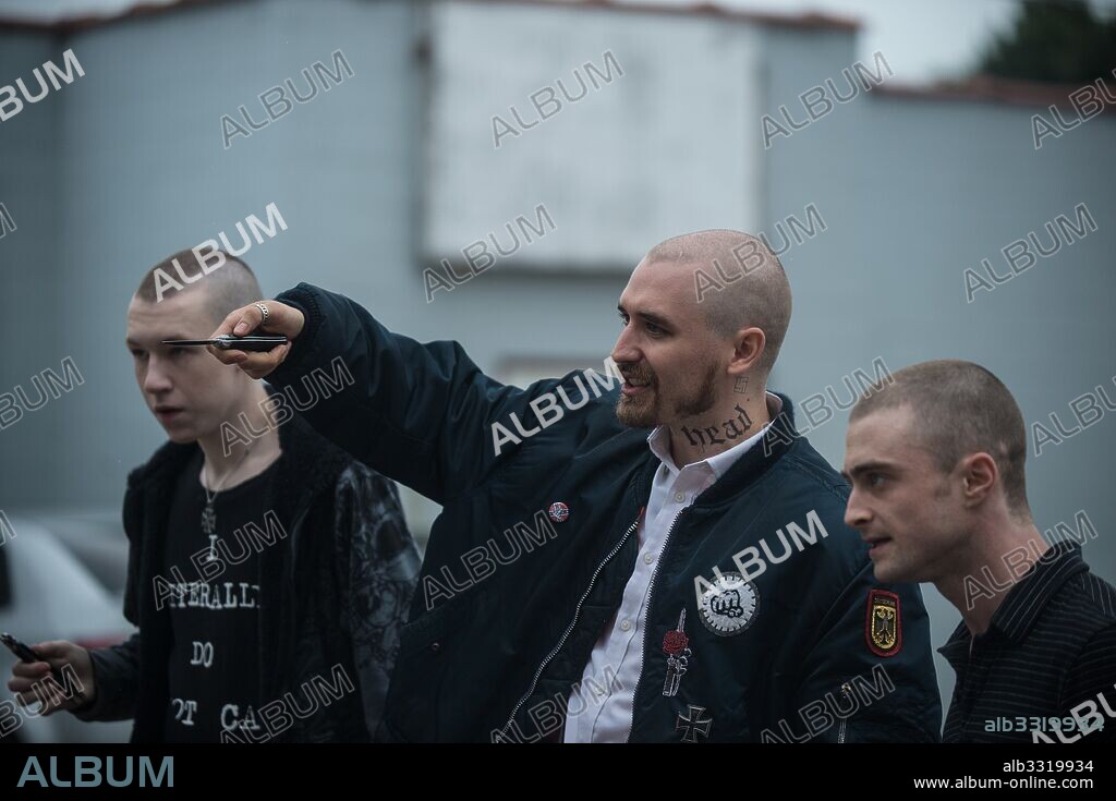 DANIEL RADCLIFFE, DEVIN DRUID and SETH NUMRICH in IMPERIUM, 2016, directed by DANIEL RAGUSSIS. Copyright ATOMIC FEATURES/GREEN-LIGHT INT/GRINSTONE ENT/SCULPTOR MEDIA.