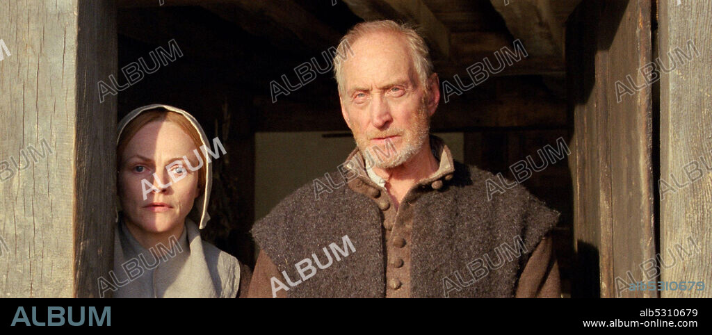 CHARLES DANCE and MAXINE PEAKE in FANNY LYE DELIVER'D, 2019, directed by THOMAS CLAY. Copyright Pull Back Camera Ltd.