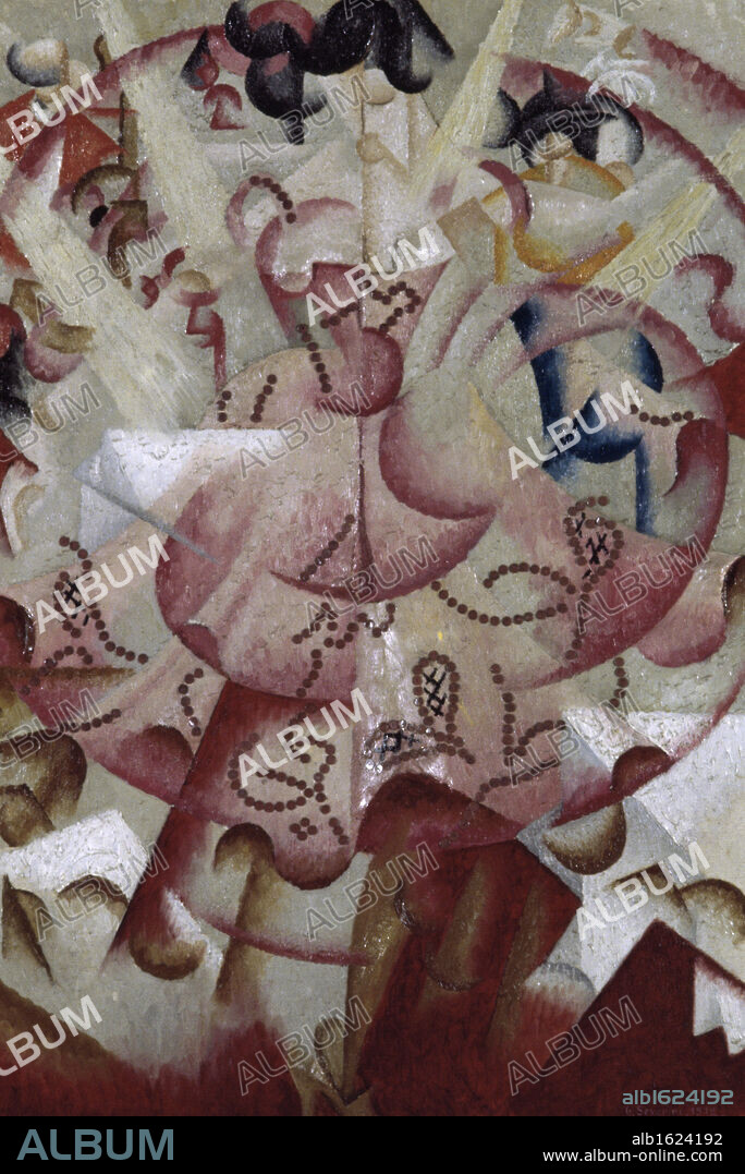 Dancer at the Pigalle by Gino Severini, 1912, 1883-1966, USA, Maryland, Baltimore Museum of Art.