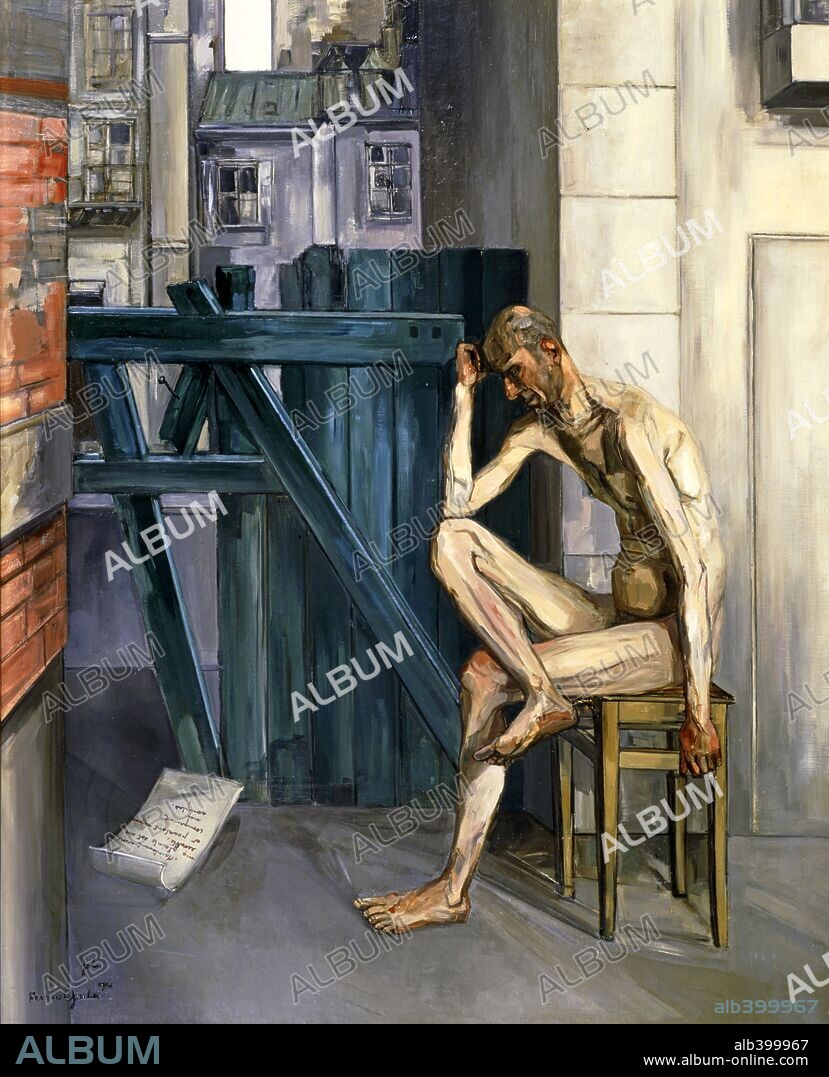 FRANCIS GRUBER. Job, 1944, oil on canvas, 161,9 x 129,9cm,.
