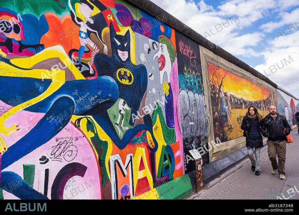 Muro de Berlín - Berliner Mauer-, Berlin, Alemania, Europe.