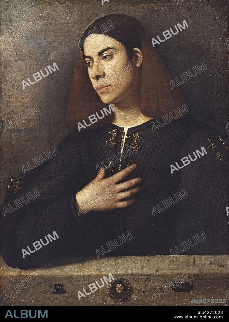 GIORGIONE. Portrait of a Young Man (Antonio Brocardo?).