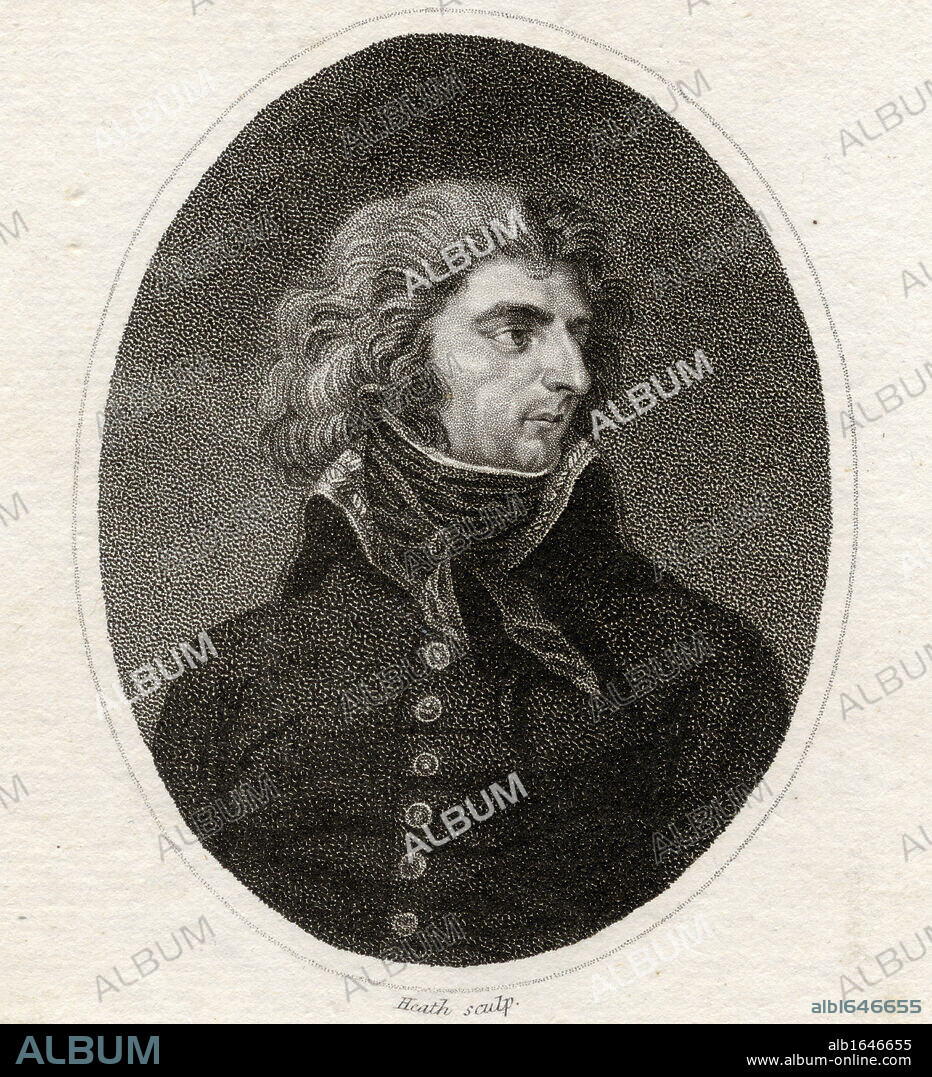 Charles XIV (Charles John: Jean Baptiste Jules Bernadotte), 1763-1844. King of Sweden and Norway (1818-44), Prince of Ponte Corvo. French Revolutionary general. 19th century print engraved for The Lady´s Magazine. Engraved by Heath.