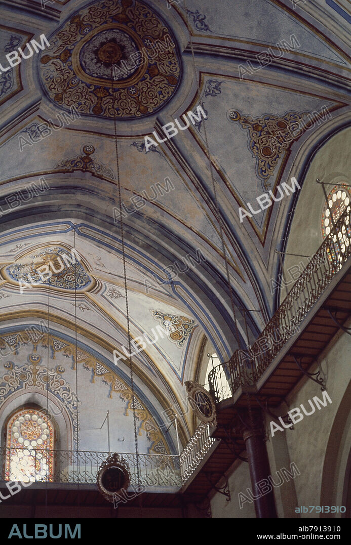 MEZQUITA DE HEBRON DONDE SE ENCUENTRA LA TUMBA DE ABRAHAM - FOTO AÑOS 60.