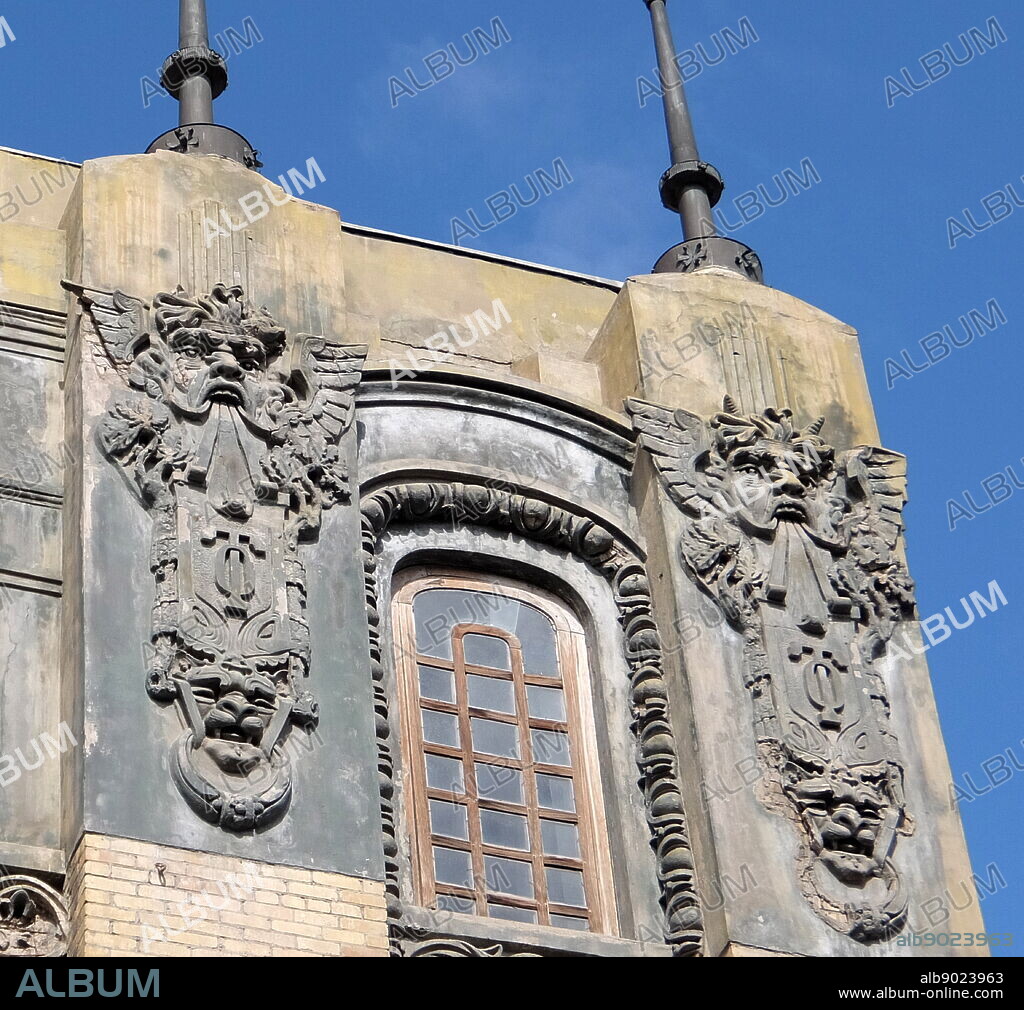 Akhundov Azerbaijan State Academic Opera and Ballet Theater, Baku, Azerbaijan. It was built in 1911, at the request of magnate Daniel Mailov and funded by magnate Zeynalabdin Taghiye.