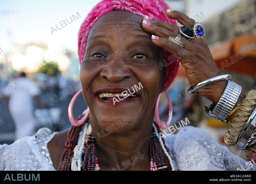 Ialorixa, candomble priestess.