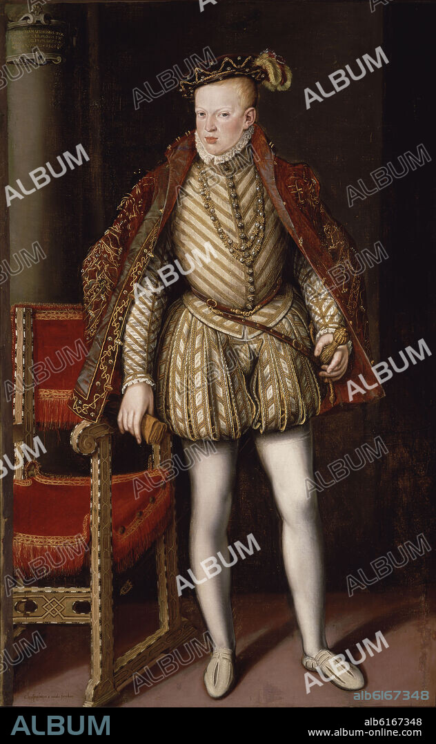 CRISTOBAL MORALES (1509-1542). DON SEBASTIAN DE PORTUGAL - PINTADO EN 1565 - 161x102 CM - O/L - RENACIMIENTO ESPAÑOL.