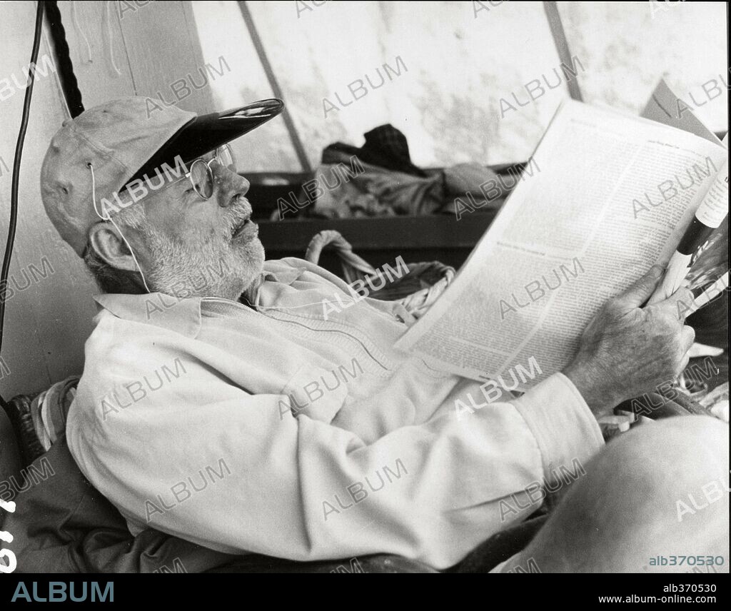 El escritor y periodisto estadounidense Ernest Hemingway.