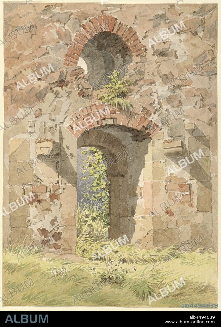 CASPAR DAVID FRIEDRICH. Ruin of the Monastery of the Holy Cross, Meissen.