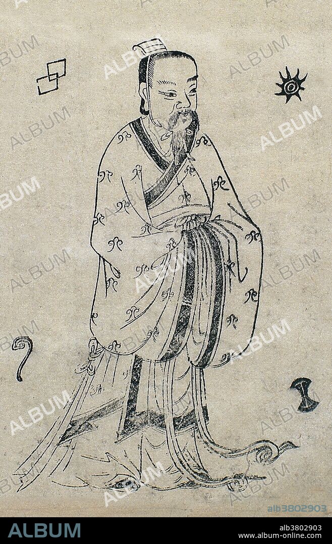 Bian Que (died 310 BC) was the earliest known Chinese physician. His real name is said to be Qin Yueren. According to legend, he learnt his medical skills from Zhang Sangjun who said to Bian Que, 'I have a prescription that I had hoped to pass on to my son when I grew old. If you take some of the prescription from this cup, and drink it with the water from this pool, in thirty days you will have knowledge of things.' Bian Que did as he said, and from then on, when he examined a patient, he was able to see into the viscera to discover the cause of the disease. He also excelled in pulse taking and acupuncture therapy. He is ascribed the authorship of Bian Que Neijing (Internal Classic of Bian Que). Bian Que advocated the four-step diagnoses of "Looking (at tongues and outside appearances), Listening (to voice and breathing patterns), Inquiring (about symptoms), and Taking (their pulse)." Tales state that he was a doctor of many disciplines, conforming to the local needs wherever he went.