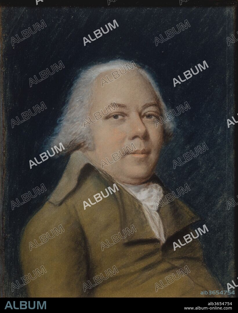 Mederic-Louis-Elie Moreau de Saint-Mery. Artist: James Sharples (ca. 1751-1811). Dimensions: 9 7/16 x 7 1/4 in. (24 x 18.4 cm). Date: 1798.
According to William Dunlap, biographer of American artists, the price for a profile likeness by James Sharples was $15; for a full-face, $20. The so-called full-face images, such as this, actually portray a three-quarters visage. They are relatively rare in Sharples's oeuvre and, almost without exception, are singular images, whereas his profiles were drawn to be replicated. Moreau de Saint-Méry, a member of a distinguished Creole family, served as deputy for Martinique and as an elector in Paris before being forced to flee to the United States in November 1793, after Robespierre's accession to power. He sat for Sharples in Philadelphia, where he owned a bookshop, pursued his career as an author, and sold dry goods on the side.
