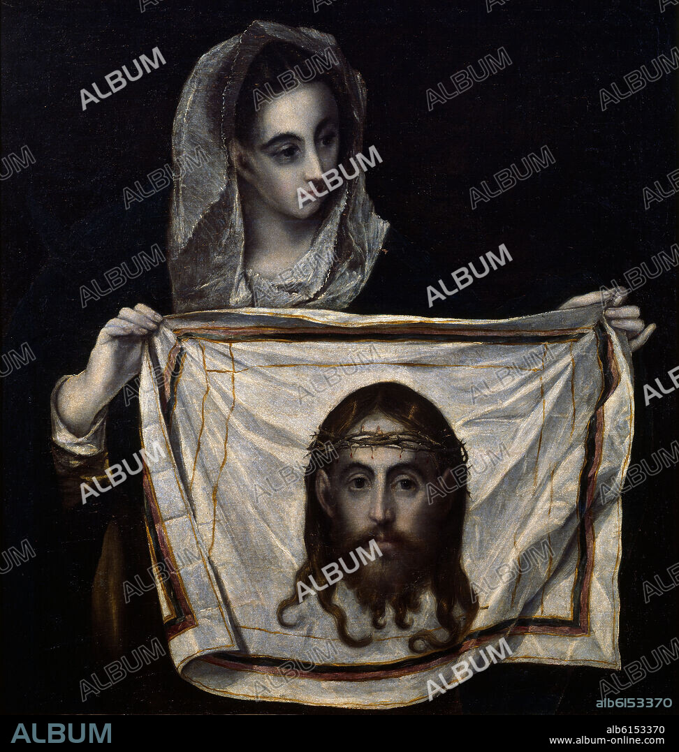 EL GRECO. St.Veronica with the Holy Shroud - 1577/80 - 91x84 cm - oil on canvas.