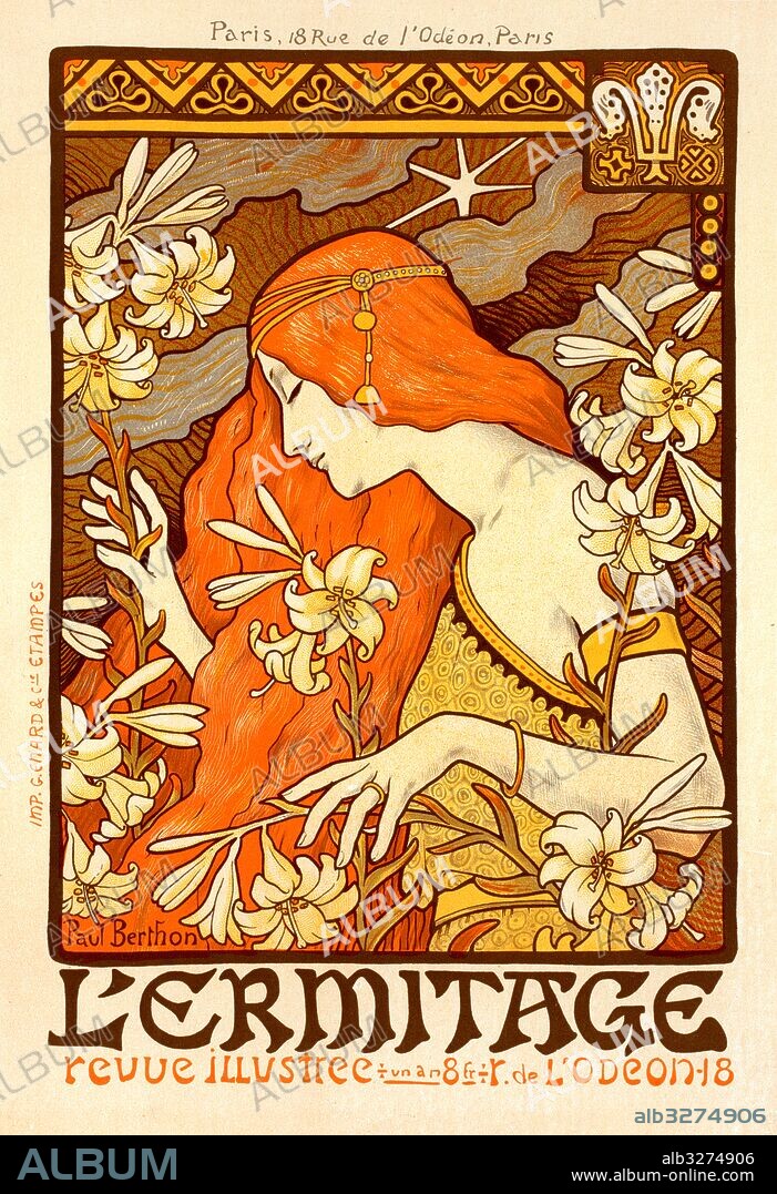 Poster for la Revue l'Érmitage. Berthon, Paul (1872-1909), Artist.