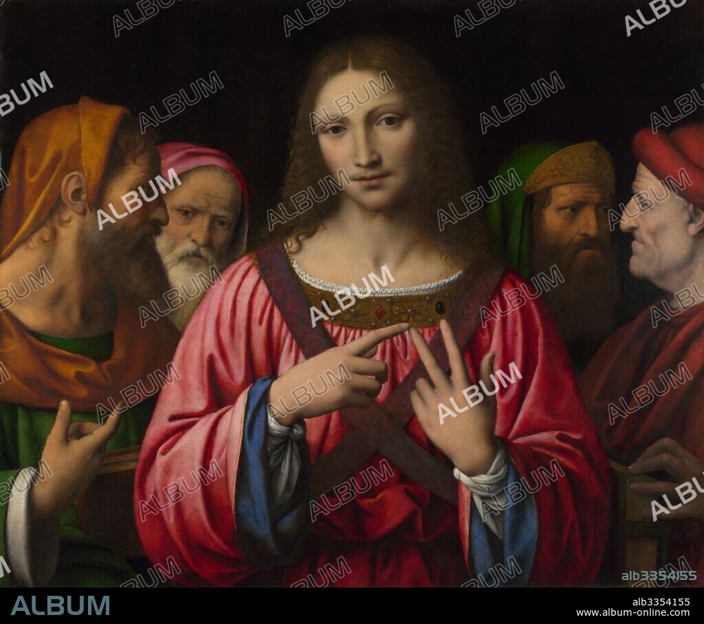 BERNARDINO LUINI. Christ among the Doctors.