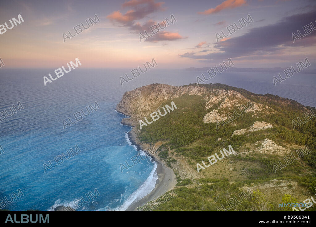 playa es Coll Baix y Cap de Menorca, Alcudia, Mallorca, balearic islands, spain, europe.