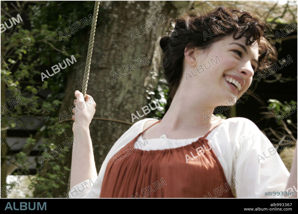 ANNE HATHAWAY in BECOMING JANE, 2007, directed by JULIAN JARROLD. Copyright BLUEPRINT PICTURES/ECOSSE FILMS/OCTAGON FILMS/SCION FILMS LI.