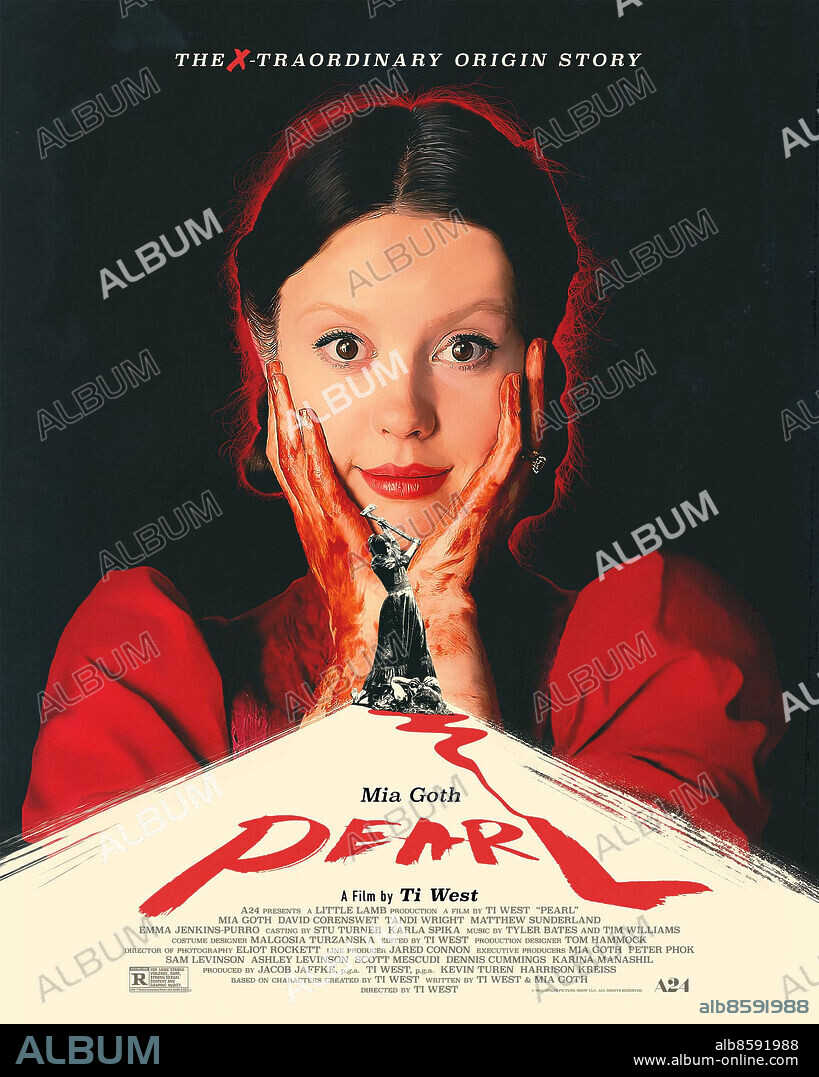 Poster of PEARL, 2022, directed by TI WEST. Copyright A24 / Little Lamb.