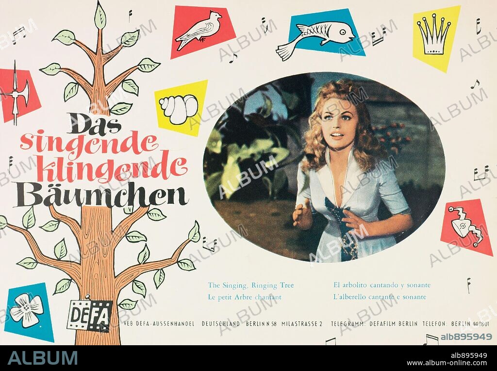Poster of THE SINGING RINGING TREE, 1957 (SINGENDE, KLINGENDE BAUMCHEN, DAS), directed by FRANCESCO STEFANI. Copyright DEFA.