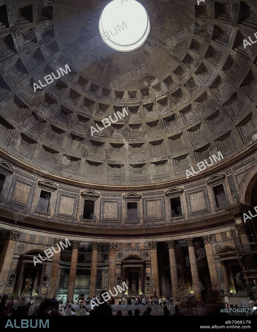 APOLODORO DE DAMASCO. VISTA DE LA NAVE Y LA CUPULA, 118/125 DC.