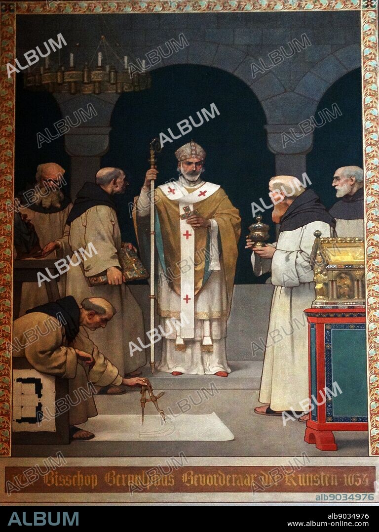 Saint Bernulf or Bernold of Utrecht (died 19 July 1054). Bishop of Utrecht (1026/71054).